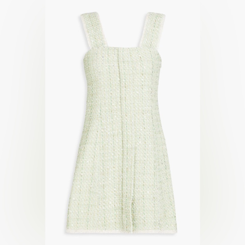 Maje Green Tweed Dress